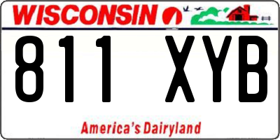 WI license plate 811XYB