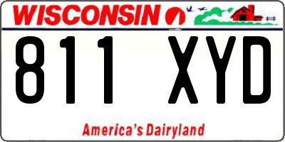 WI license plate 811XYD