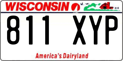 WI license plate 811XYP