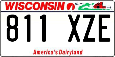 WI license plate 811XZE