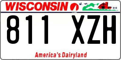 WI license plate 811XZH