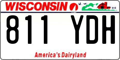 WI license plate 811YDH