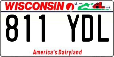 WI license plate 811YDL