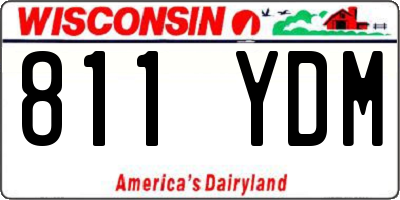 WI license plate 811YDM