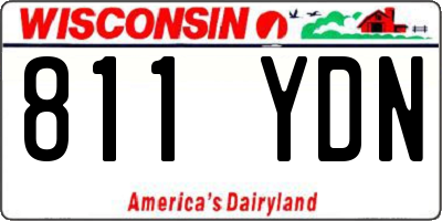 WI license plate 811YDN
