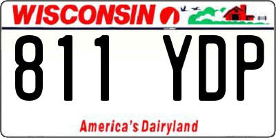 WI license plate 811YDP