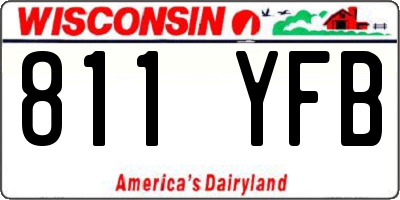 WI license plate 811YFB