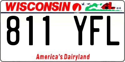 WI license plate 811YFL