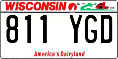 WI license plate 811YGD