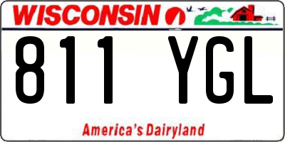 WI license plate 811YGL