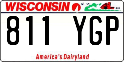 WI license plate 811YGP