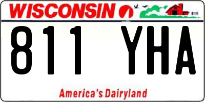 WI license plate 811YHA