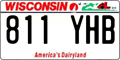 WI license plate 811YHB