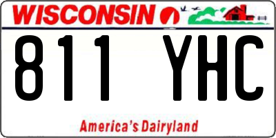 WI license plate 811YHC