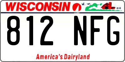 WI license plate 812NFG