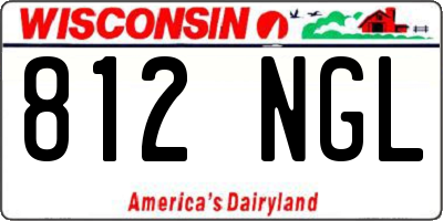 WI license plate 812NGL