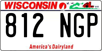 WI license plate 812NGP