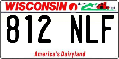 WI license plate 812NLF