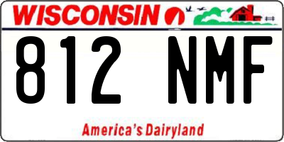 WI license plate 812NMF