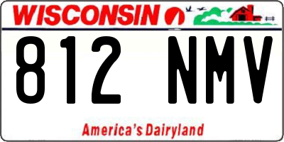 WI license plate 812NMV