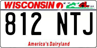 WI license plate 812NTJ