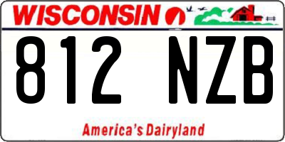 WI license plate 812NZB