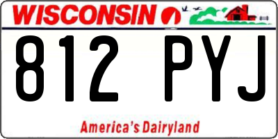 WI license plate 812PYJ