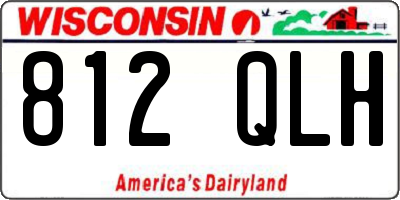 WI license plate 812QLH