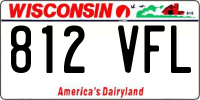 WI license plate 812VFL