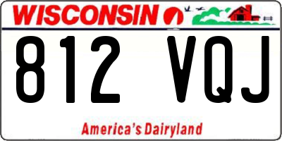 WI license plate 812VQJ