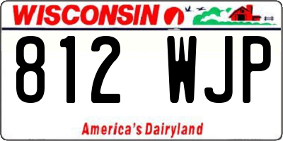 WI license plate 812WJP