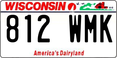 WI license plate 812WMK