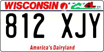 WI license plate 812XJY