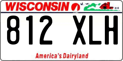 WI license plate 812XLH