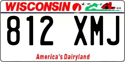 WI license plate 812XMJ