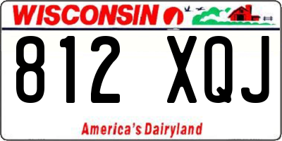 WI license plate 812XQJ
