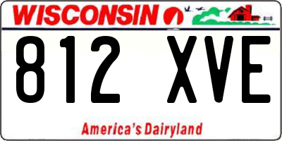 WI license plate 812XVE
