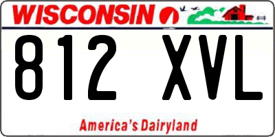 WI license plate 812XVL