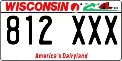 WI license plate 812XXX