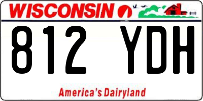 WI license plate 812YDH