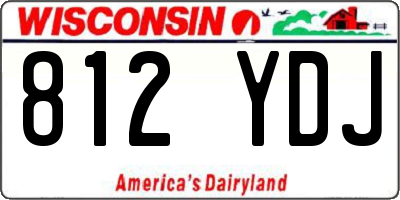 WI license plate 812YDJ