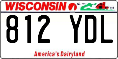 WI license plate 812YDL