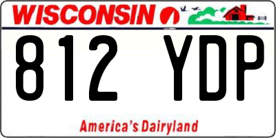 WI license plate 812YDP