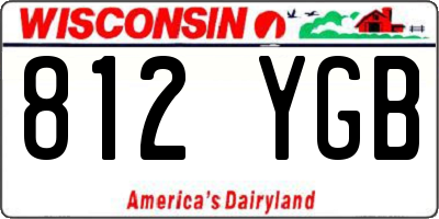 WI license plate 812YGB