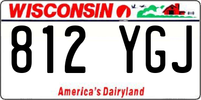 WI license plate 812YGJ