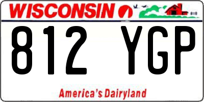 WI license plate 812YGP