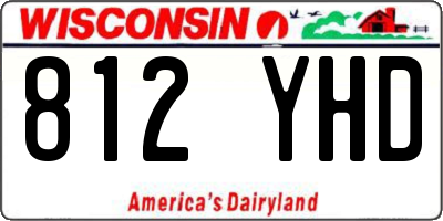 WI license plate 812YHD