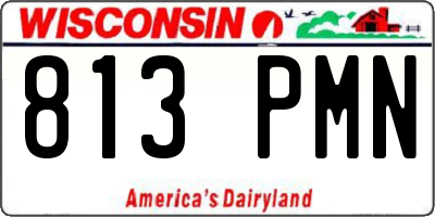 WI license plate 813PMN