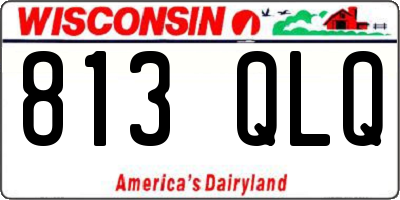 WI license plate 813QLQ