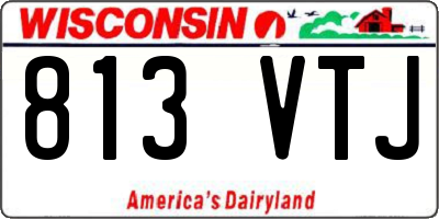 WI license plate 813VTJ
